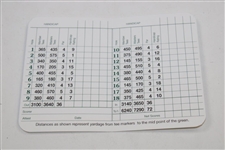 Patrick Reed Signed Augusta National Scorecard JSA ALOA