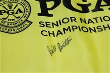 Bill Britton Signed Senior National Championship Used Flag JSA ALOA
