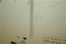 1971 National Golf Day Print Featuring Jack Nicklaus and Tony Jacklin