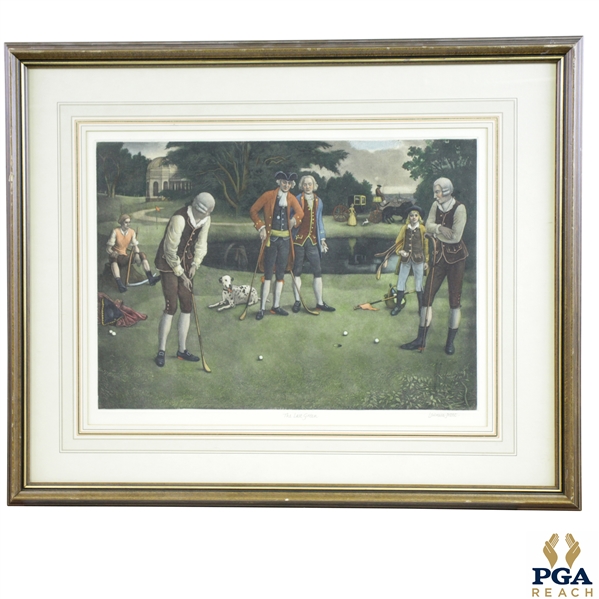 "The Last Green" Print Signed by Artist Lawrence Josset - Framed