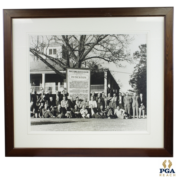 Dedication of PGA of America at Augusta National Golf Club Photo - Framed