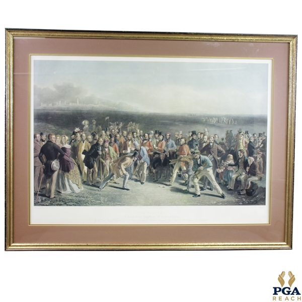 The Golfers Engraving Print - Matches Played Over St. Andrews