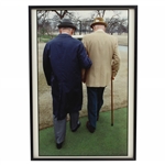 Ben Hogan & Byron Nelson Oversized David Woo Original Photo Signed by Photographer - Framed