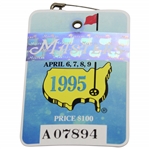 1995 Masters Tournament SERIES Badge #A07894 - Crenshaw Winner & Tigers Masters Debut