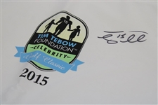 Tim Tebow Signed 2015 Tim Tebow Foundation Celebrity Golf Classic Flag JSA ALOA