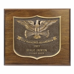 Hale Irwins 1983 Golf Magazines All-America Plaque - Fairway Woods