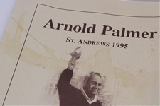 Arnold Palmer Twice Signed Ltd Ed The King Bids Farewell Doug London Print in Sleeve JSA ALOA