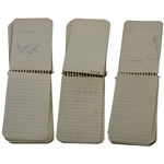 Nicklaus, Palmer, Marr & 21 Others Signed 1964 Note Pad - Obtained at Carling Open JSA ALOA