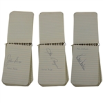 Nicklaus, Palmer, Marr & 21 Others Signed 1964 Note Pad - Obtained at Carling Open JSA ALOA