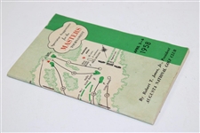 1958 Masters Tournament Spectator Guide - Arnold Palmer Winner