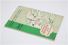1958 Masters Tournament Spectator Guide - Arnold Palmer Winner
