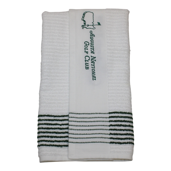 Augusta National Golf Club Members White with Green Towel