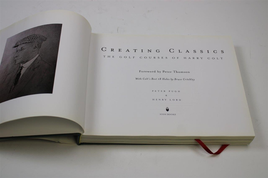 2008 'Creating Classics: The Golf Courses of Harry Colt' Book by Peter Pugh & Henry Lord