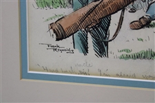 Frank Reynolds Original Hard… Im Afraid You've… Pen & Ink Watercolor - Framed