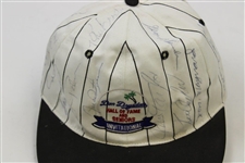 Don Drysdale Hall of Fame And Seniors Invitational hat Signed by 9 Stars JSA ALOA