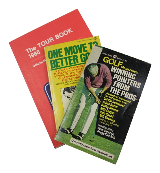 Three (3) Golf Books - Each with Bookplate From The Joe Murdoch Library