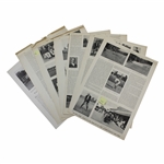 Five (5) Vintage Historic Golf Magazine Articles