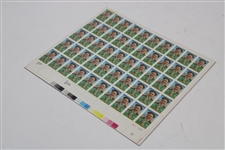 Sheet Of Fifty (50) Unused Francis Ouimet US Postal Stamps