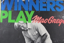'Winners Play Macgregor' with Jack Nicklaus Large Cover - Framed 