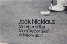'Winners Play Macgregor' with Jack Nicklaus Large Cover - Framed 