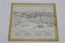 Life Association of Scotland Matted Golf Photo Signed By Artist Michael Brown JSA ALOA