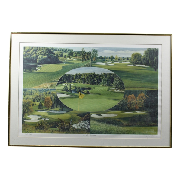 1989 'The National' Golf Club of Canada Ltd Ed 36/500 Artist John Littlejohn Signed Print - Framed