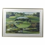 1989 The National Golf Club of Canada Ltd Ed 36/500 Artist John Littlejohn Signed Print - Framed