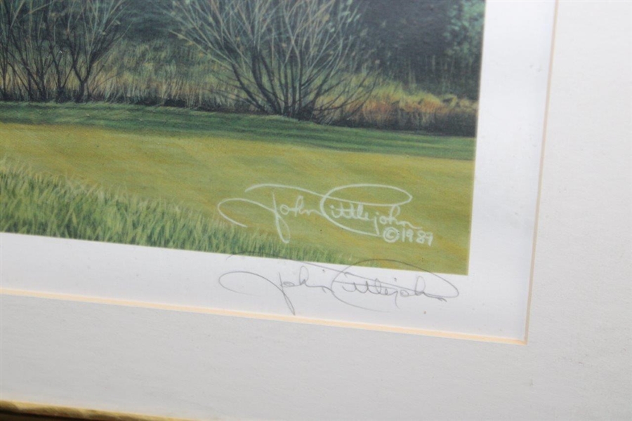 1989 'The National' Golf Club of Canada Ltd Ed 36/500 Artist John Littlejohn Signed Print - Framed