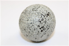 c. 1912 Baby Kite White Bramble Golf Ball w/ 95% Original Paint