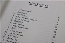 The 100 Greatest Athletes of All Time' Book Signed by Author - John Andrisani Collection