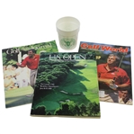 1988 US Open at The Country Club Program, Two Magazines, & Drink Cup