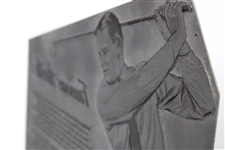 Bobby Jones 1930's Standard Service Gas-Petroleum Printing Plate w/Grand Slam Merion