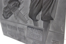Bobby Jones 1930's Standard Service Gas-Petroleum Printing Plate w/Grand Slam Merion