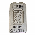 Bobby Clampetts Personal 1995 PGA Tour Member Money Clip/Badge