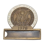 Bobby Clampetts 1978 US Amateur Championship Contestant Badge - Plainfield Country Club