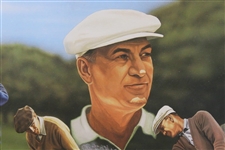 Ben Hogan '1953' Ltd Ed Print by Artist Zuniga #1818/1953 - Framed
