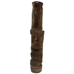 Vintage Brown Leather Golf Bag 
