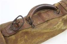 Vintage Brown Leather Golf Bag 