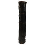 Vintage Black Leather Golf Bag