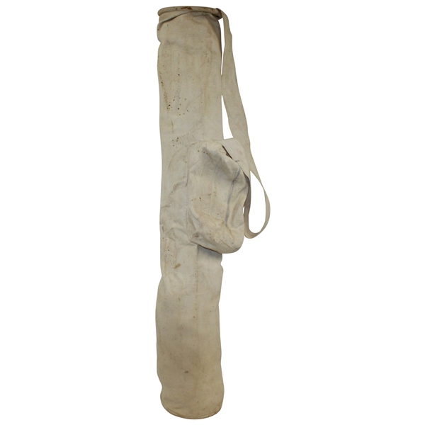 Classic Tan Canvas Golf Bag 