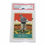 Bobby Jones 2013 Panini Golden Age Delong Gum Golf Card #23 PSA 9 MINT #42043381