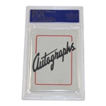 Byron Nelson 1945 Autographs Game Hagen/Nelson Card #7 PSA EX-MT 6 #15442626