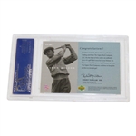 Byron Nelson 2001 SP Authentic Prev Authentic Threads PSA 6 #BN-AT EX-MT #14799605