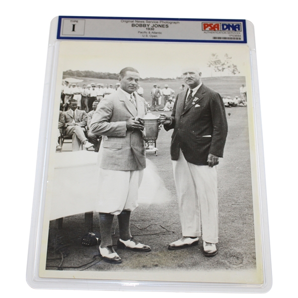 Bobby Jones 1930 Original News Service Photograph Pacific & Atlantic U.S. Open Type I PSA/DNA #1P03684