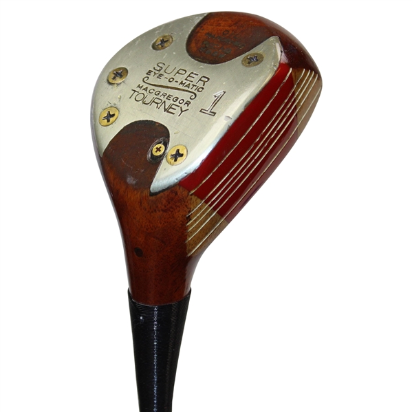 Game Used Bob Ford Super Eye-O-Matic Macgregor Tourney Persimmon Driver