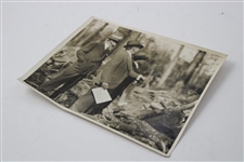 1930's Augusta National GC Original Photo of Bobby Jones, Miller  & other Surveying Construction Plans/Land