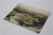 1930's Augusta National Golf Club Original Aerial Photo of 13th & 14th Fairways Under Construction
