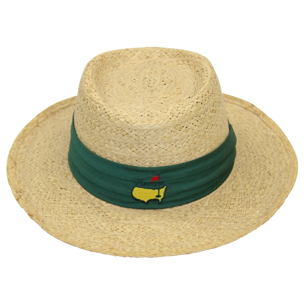 Masters Tournament Biltmore Straw Hat with Pine Green Band - L/XL