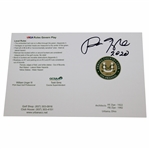 Vice President Dan Quayle Signed Urbana CC Official Scorecard JSA ALOA