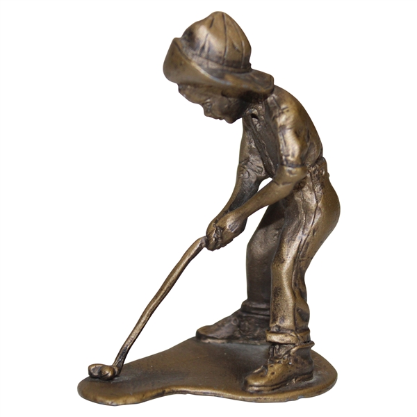 Pinehurst Putter Boy Pewter Figure by Artist Corsini